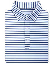 Turtleson Gus Stripe Performance Polo Golf Shirt Men
