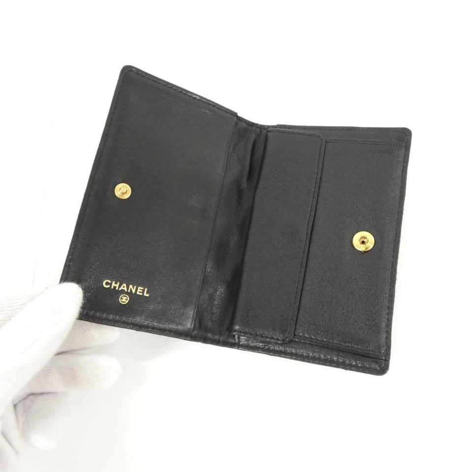 Auténtico estuche de monedas CHANEL VINTAGE #260-006-852-3299 Foto 4 de 4