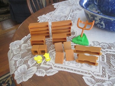 Angry Birds Knock On Wood Blocks & Launcher Replacement Pieces, egg and Star +