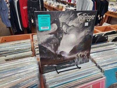 Hellripper CORONACH New Sealed Turquoise/Black Colored Vinyl Record LP