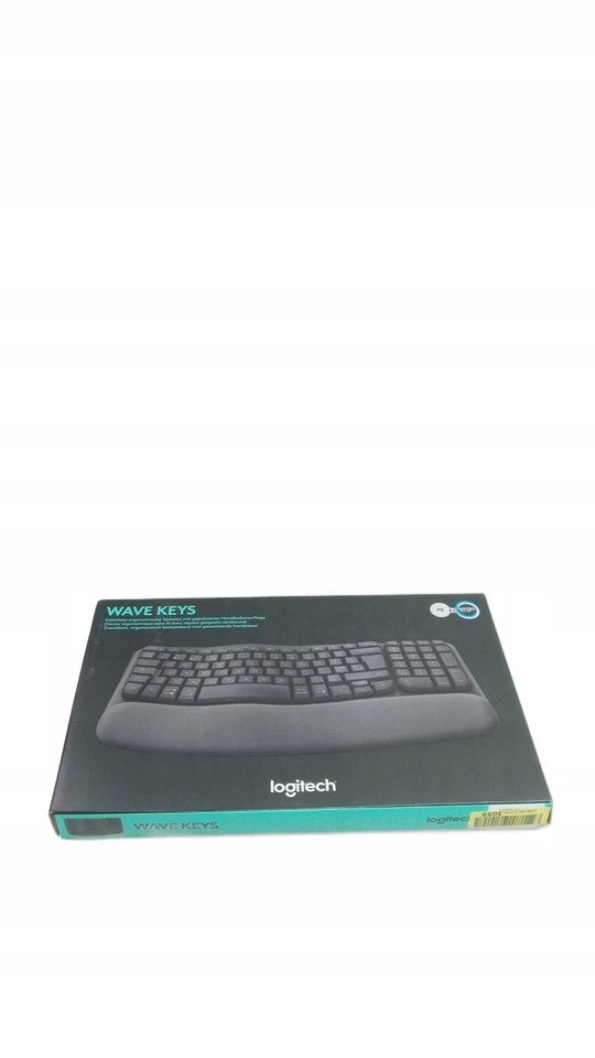 Logitech Wave Keys kabellose ergonomische Tastatur - Grafit, Franzoesisches - Bild 4 von 4