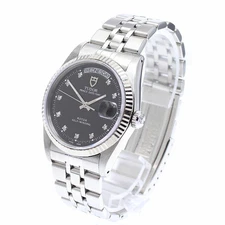 Tudor 76214 Prince Date Day 76214 Automatic Men's Wristwatches Rank B Black