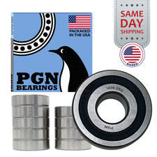 PGN 10 Pack 1638-2RS Bearing - Lubricated Chrome Steel Sealed Ball Bearing