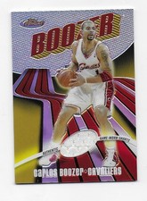 2003-04 Topps Finest Game-Worn Shorts /250 Carlos Boozer #118