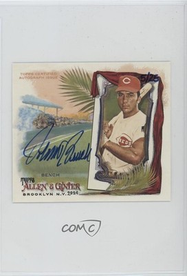2024 Topps Allen & Ginter N43 Boxloader 5/25 Johnny Bench #N43A-JB Auto HOF 3hd