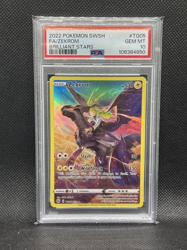 Zekrom graded PSA 10 for sale on eBay