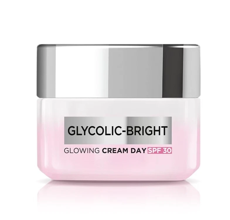 L'Oreal Paris Glycolic Bright Glowing Day Cream 50ml Gel-Like Cream Texture