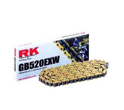 RK Racing Chain GB520EXW-90 (520 Series) Gold 90 Link Extreme Performance