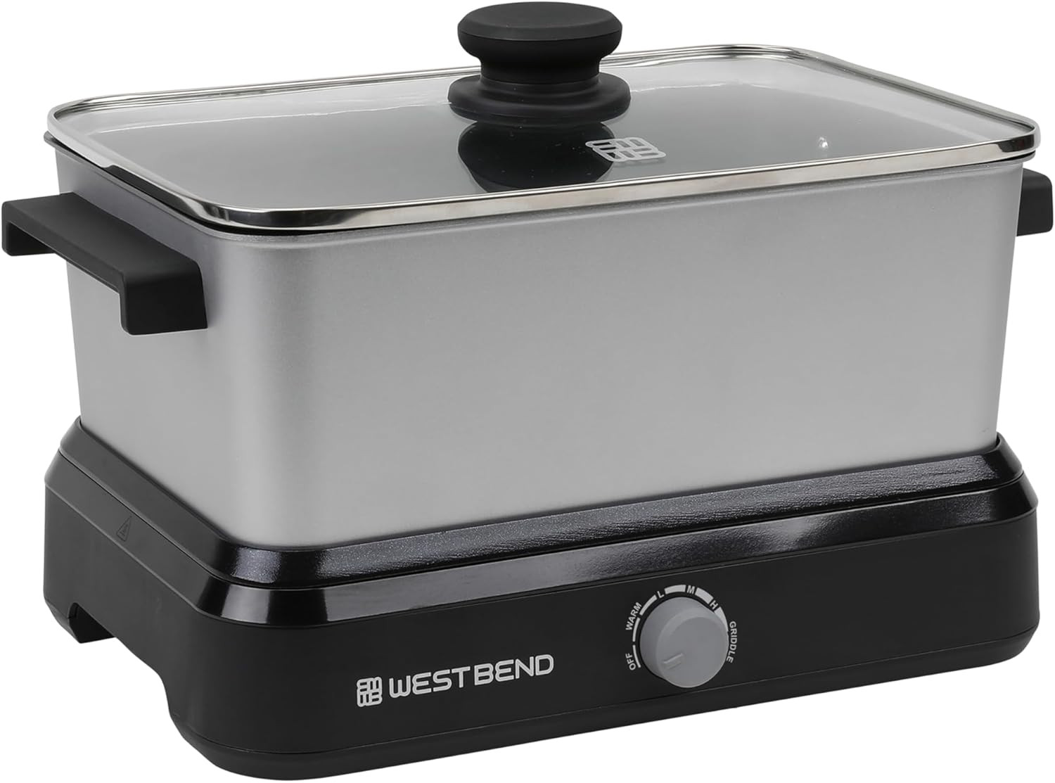 West Bend 5 Quart Versatility Cooker Slow Cooker Griddle Por