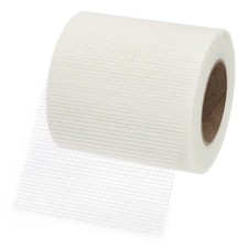 6 Inch x 164 Feet Fiberglass Adhesive Drywall Repair Mesh Tape 9 Mesh White