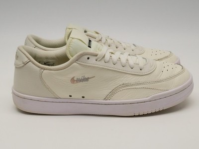 Nike Court Vintage Premium Pale Ivory & White Sneakers CW1067-101 Women's Size 8
