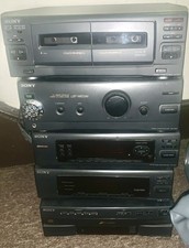 Big Retro Sony Hi-fi Stacker System Cassette tape,Radio,CD 
