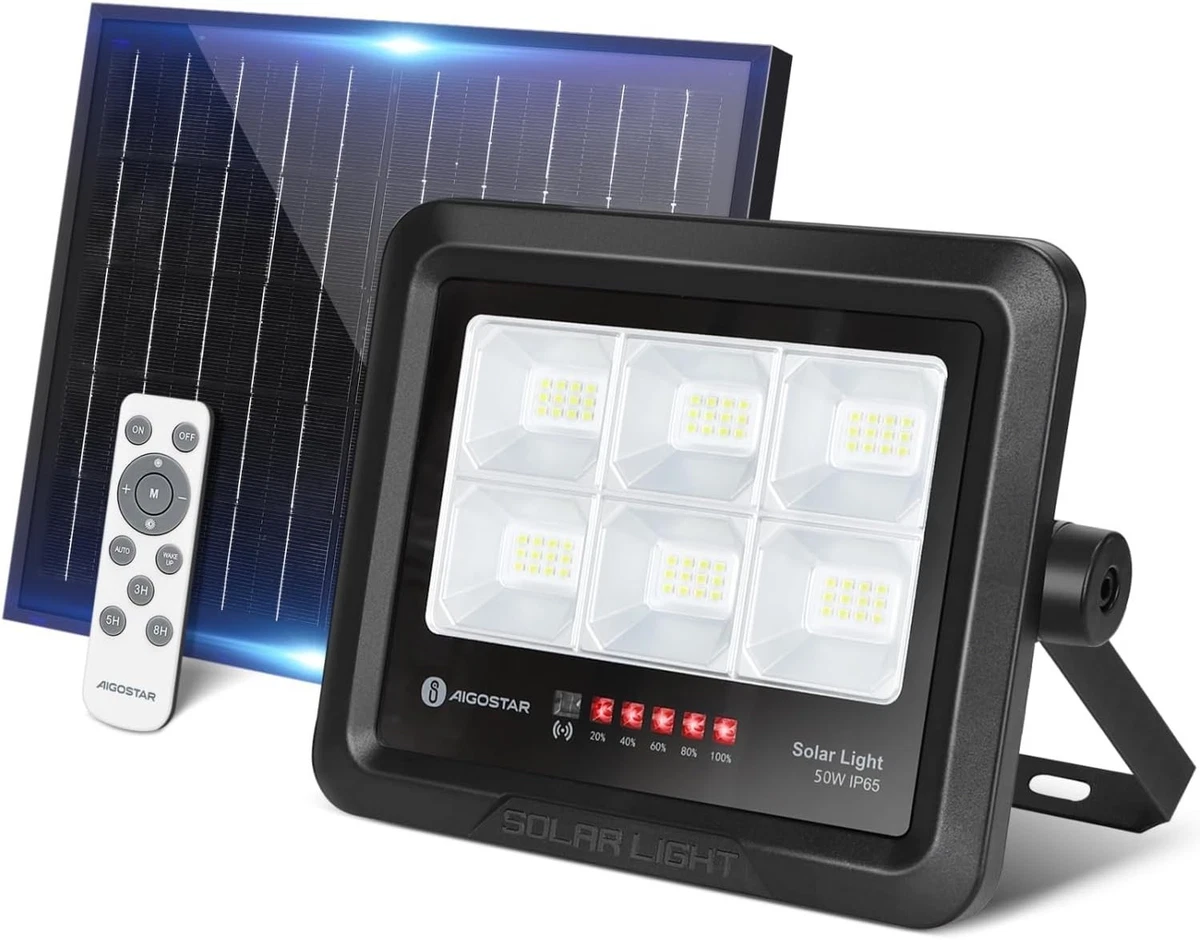 ALCAPOWER Faretto Da Parete LED Solare SWL11 – 10W 4000K Con Sensore, Luce Esterna Automatica - 6