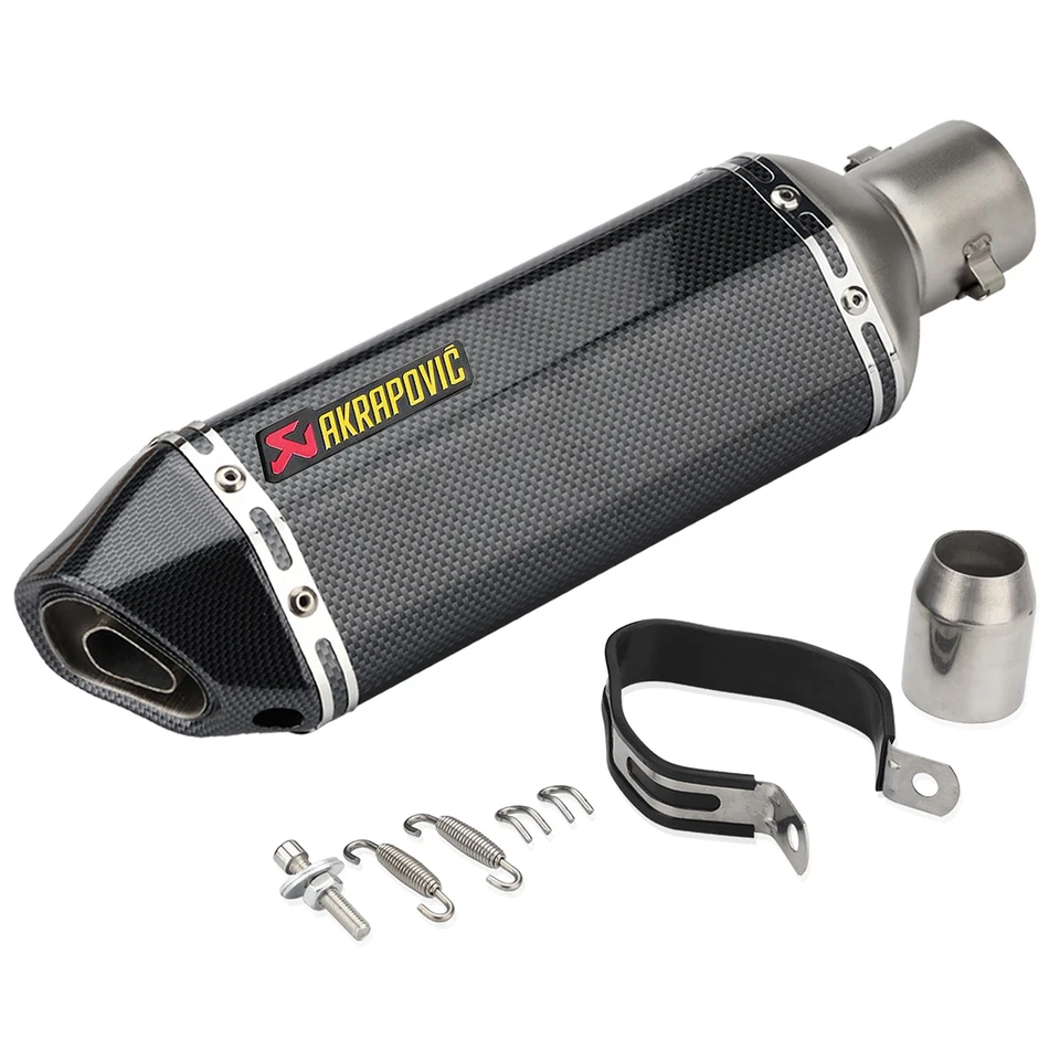 Full Exhaust System Muffler Tail Pipe For Yamaha YZF R7 2021-2025 MT-07 FZ07 Foto 4 de 4