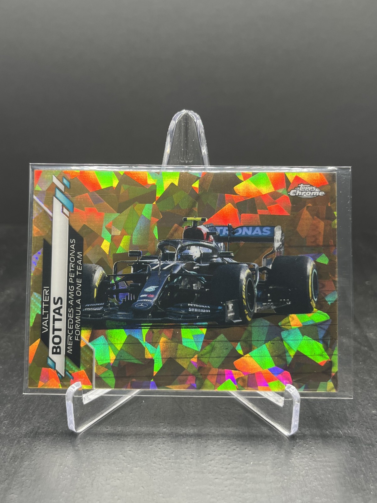 2020 Topps Chrome Sapphire Formula 1 F1 Valtteri Bottas Gold 45/50 #22