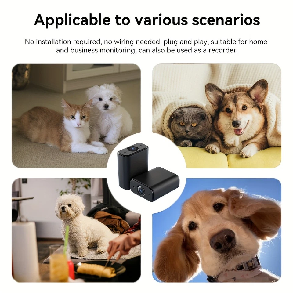 [Mini Security Camera] Wireless Mini Indoor Security Camera | Night Vision, Moti - Image 4 of 4