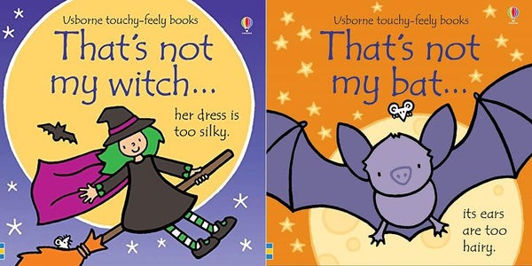 That's not my Witch, That's my Bat Fiona Watt Halloween 2 Books Collection Set