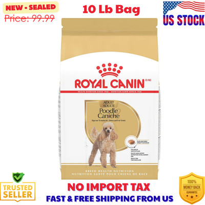 Royal Canin Breed Health Nutrition Poodle Adult Dry Dog Food, 10 lb Bag