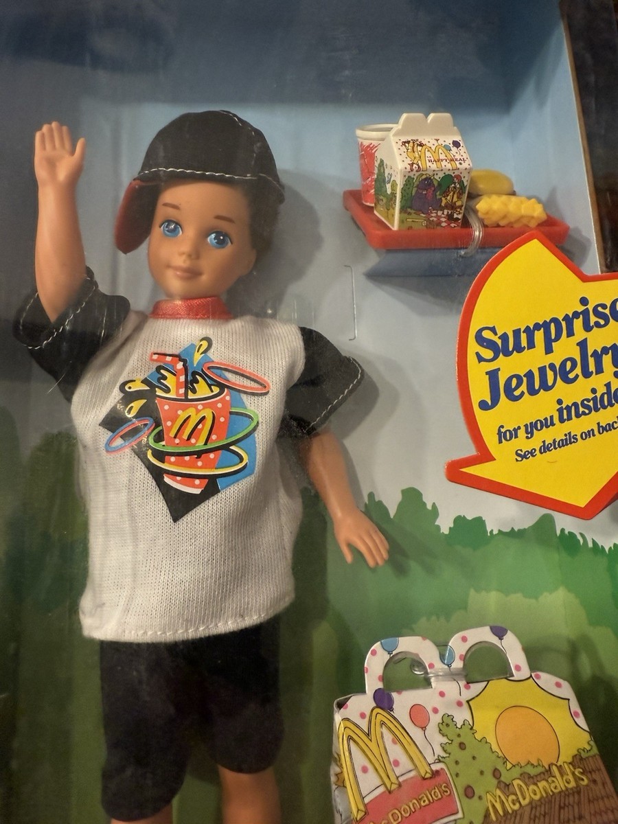 VTG McDonald's Happy Meal Todd Barbie Doll New 1993 Mattel