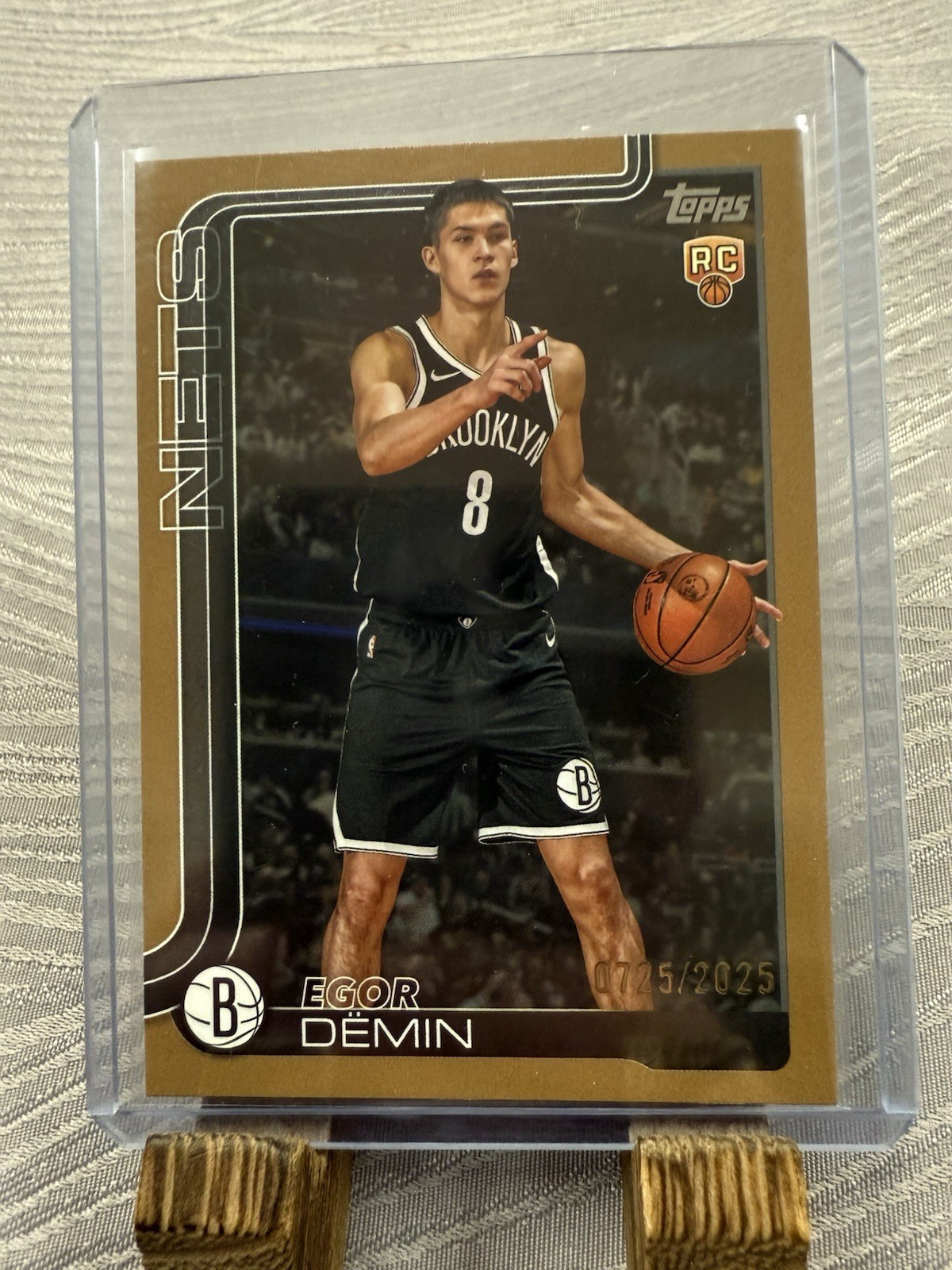 Topps Flagship - Egor Demin Gold Border #’d /2025 #208 (RC) 🧨