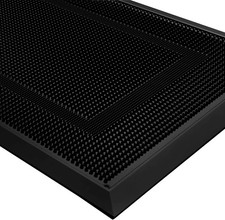 Front Door Mat Outside Entrance 36"X17"Heavy Duty Rubber Outdoor Mats Enlarged