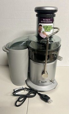 Breville JE98XL The Juice Fountain Plus Juice Extractor - Silver. Tested Works