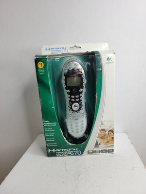 Logitech Harmony 670 Advanced Universal Remote Control 15 Devices LCD Display