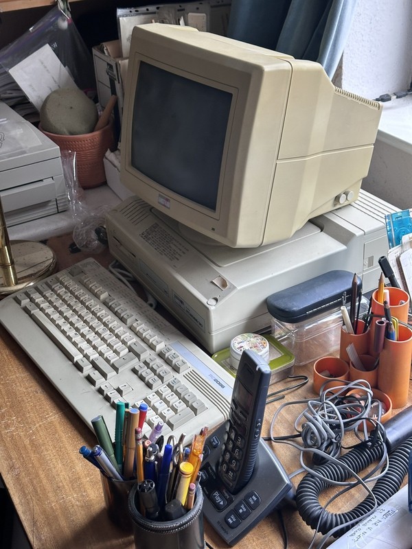 ❌Amstrad PC 2086/30 Monitor, Keyboard & Computer