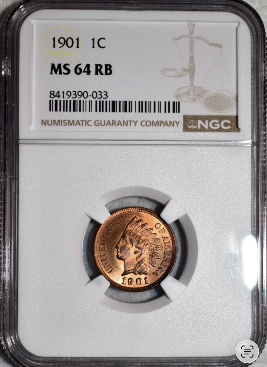 NGC Grade MS 64 Indian Head Small Cents (1859-1909) for sale | eBay