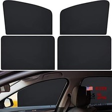 4 Pieces Privacy Car Window Sun Shades Magnetic Blackout Car Window Covers Car