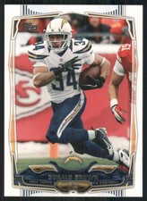 2014 Topps #81 Donald Brown San Diego Chargers 36777