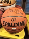 Magic Johnson Autographed Spalding NBA Basketball HOF Lakers - COA JSA