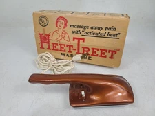 VINTAGE HEET TREET HEATED VIBRATING MASSAGER 750-A (TESTED)