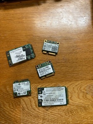 Lot of 10 Laptop WiFi Wireless Cards Intel Broadcom Atheros HP Mini PCI PCIe OEM
