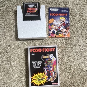 Colecovision FOOD FIGHT Homebrew CIB CollectorVision Games 2021 Coleco