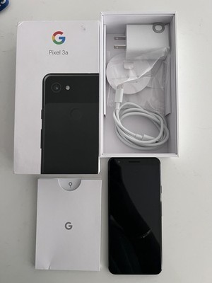 Google Pixel 3A XL 64 GB Verizon 4G LTE Just Black Smartphone With 4 GB Ram