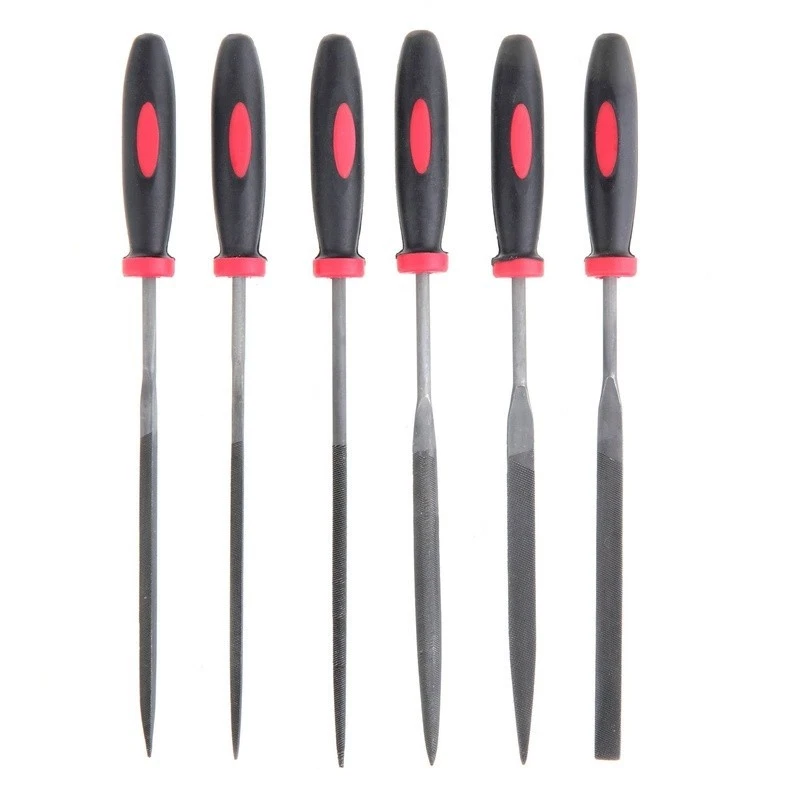 6 Piece Needle File Set High Carbon Steel Precision Tools Metalwork Crafting New - Image 3 of 4
