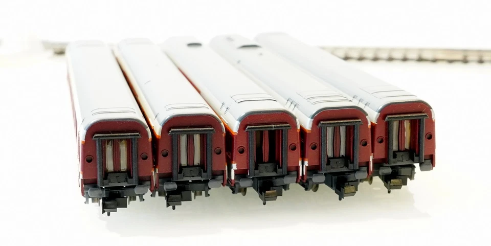 MINITRIX 1032 ECHELLE N 1/160 SNCF 5 VOITURES TEE GRAND CONFORT EP. 4 - Photo 3/4