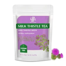 Milk Thistle Tea Bags, Liver Function, Liver Detox and Overall Health Support