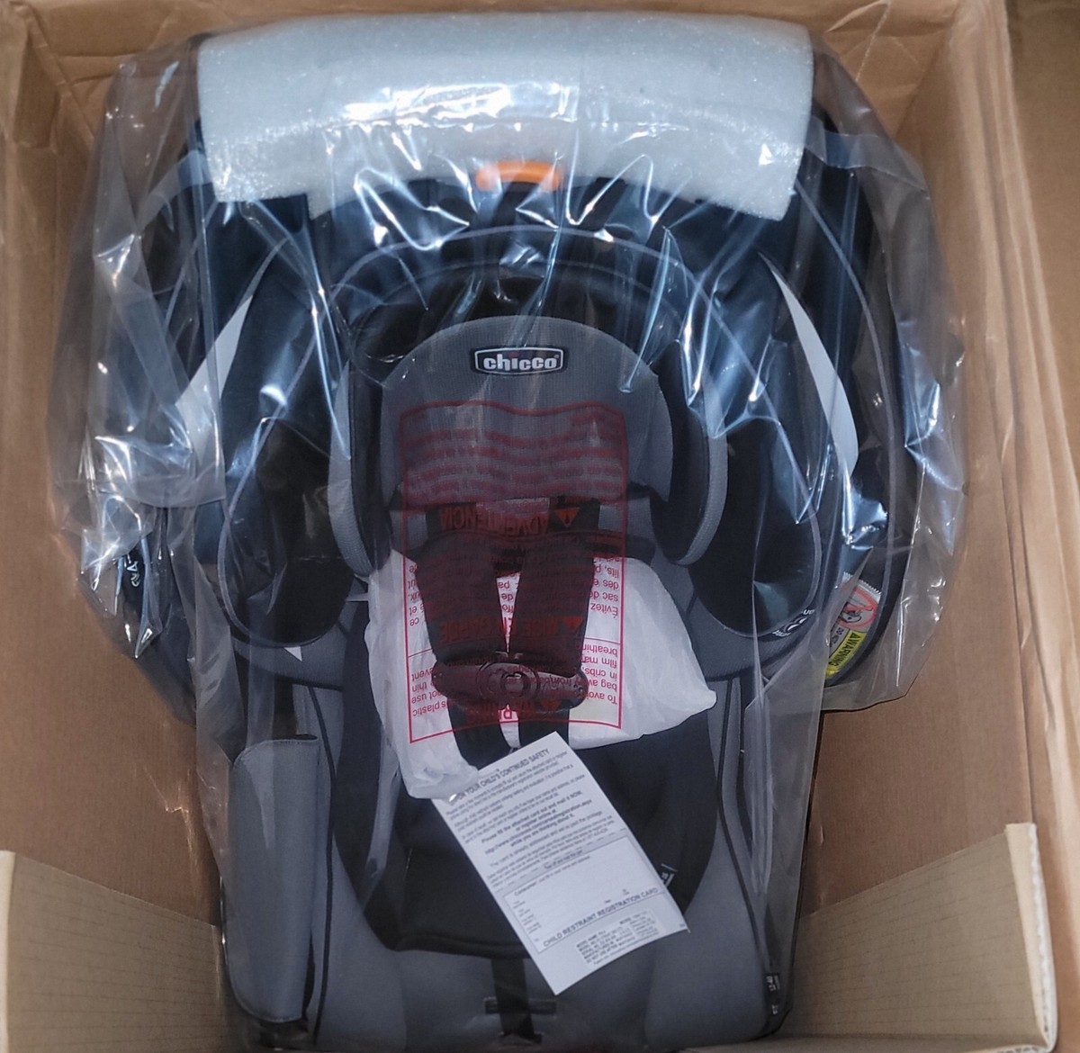 Chicco Fit4 Baby Safe Convertible Car Seat - Onyx Black