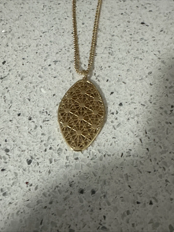 Collar Style & Co Tono Dorado Doble Capa Extra Largo $29.50 Nuevo con Etiquetas Foto 3 de 4