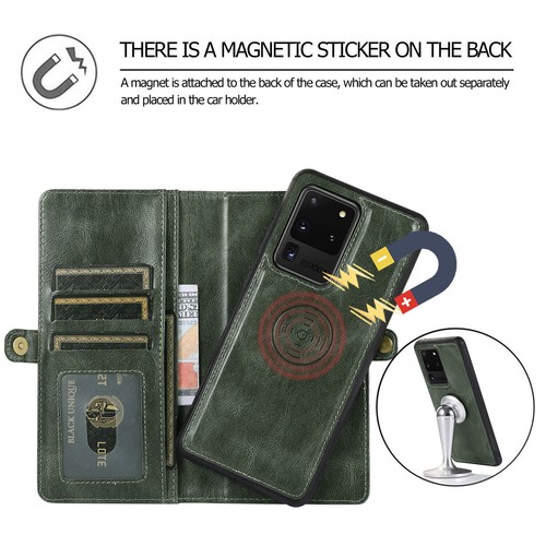 Card Slots Detachable Flip Leather Case for Samsung S25 S24 S23 S22 S21 S20Ultra - Picture 6 of 18
