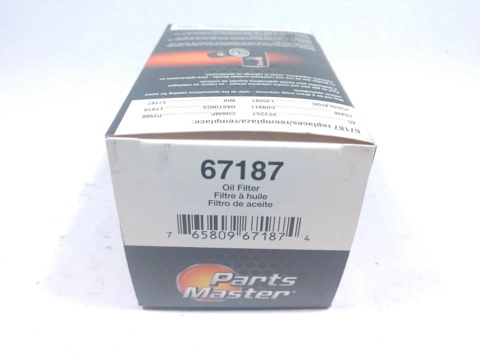 Filtro de aceite de motor PIEZAS MASTER 67187 Foto 2 de 3