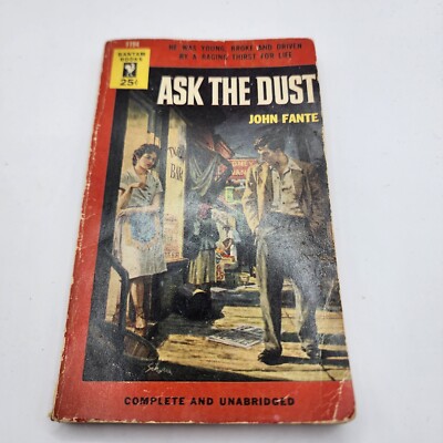 ASK THE DUST 1954 FIRST PRINTING Bantam Paperback RARE John Fante