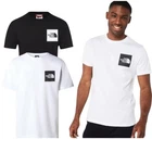 The North Face Mens Fine T Shirts Crew Neck Short Sleeve Top TNF Logo Tee