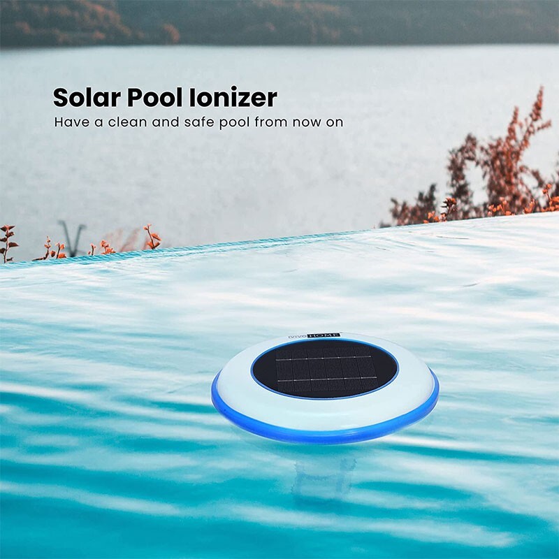 Pool Clarifier Solar Pool Ionizer Cleaner For Pools Up To 35,000 ...