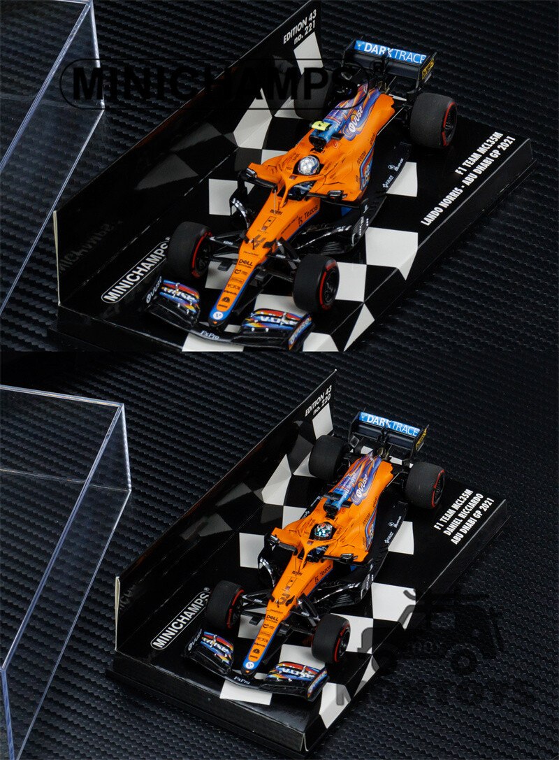 MINICHAMPS 1:43 F1 TEAM MCL35M ABU DHABI GP 2021 Resin Model Car