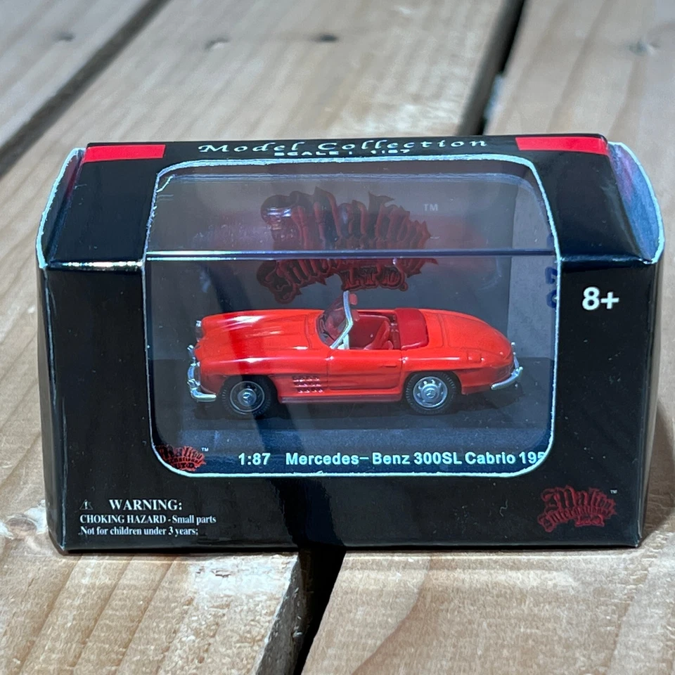 1954 Mercedes-Benz 300SL Cabrio - Model Collection 1:87 Diecast car w/case - Image 2 of 4