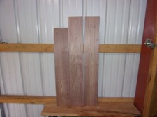 3 PC WALNUT LUMBER WOOD KILN DRIED BOARDS LOT 155T 15/16" THICK END MATCHED