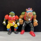 Vintage 1988 TMNT Bebop Warthog Leonardo 1991 Action Figure Mutant Ninja Turtles